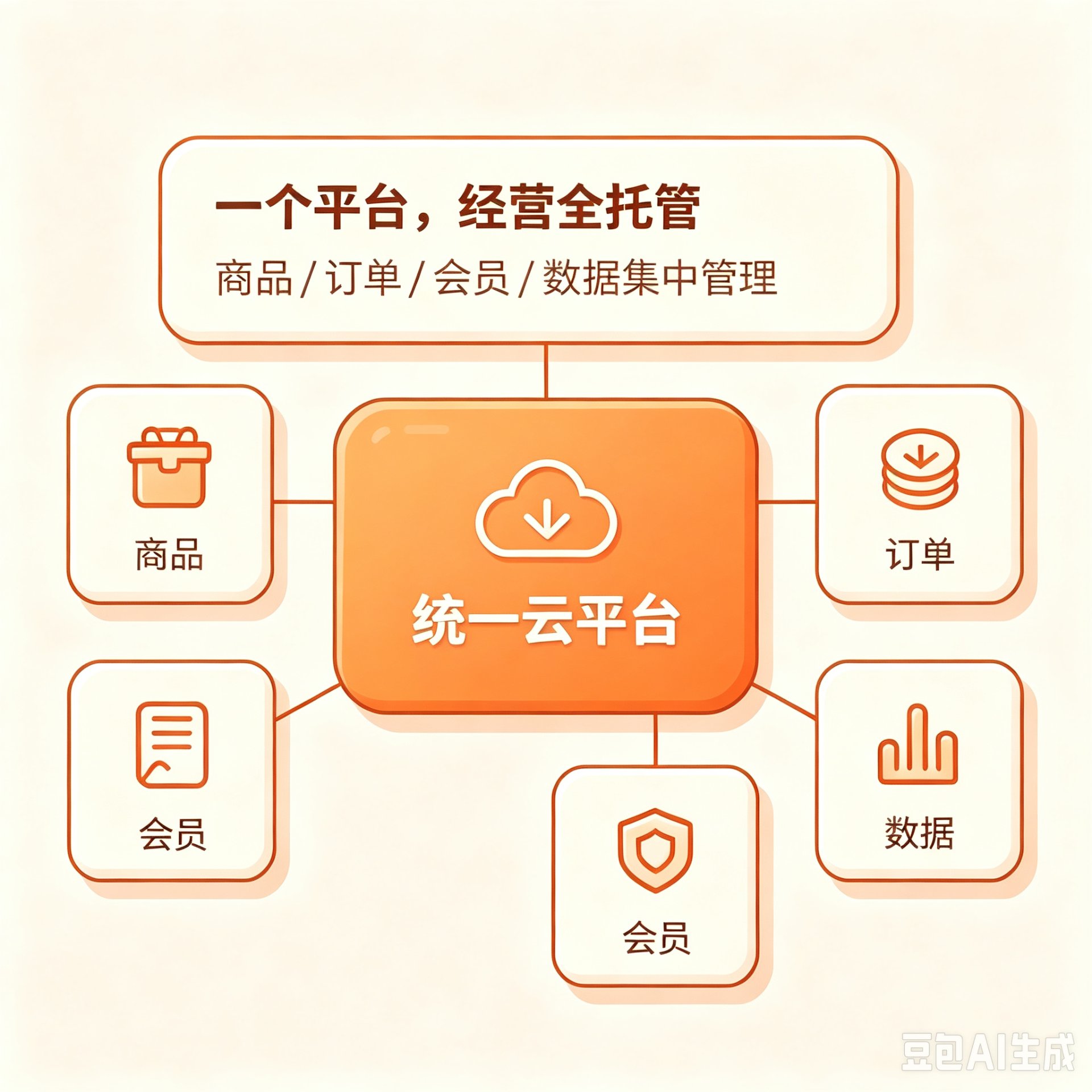一个平台，经营全托管