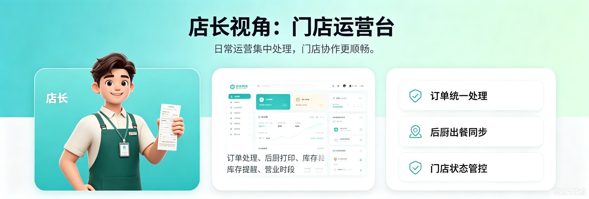 店长视角：门店运营台